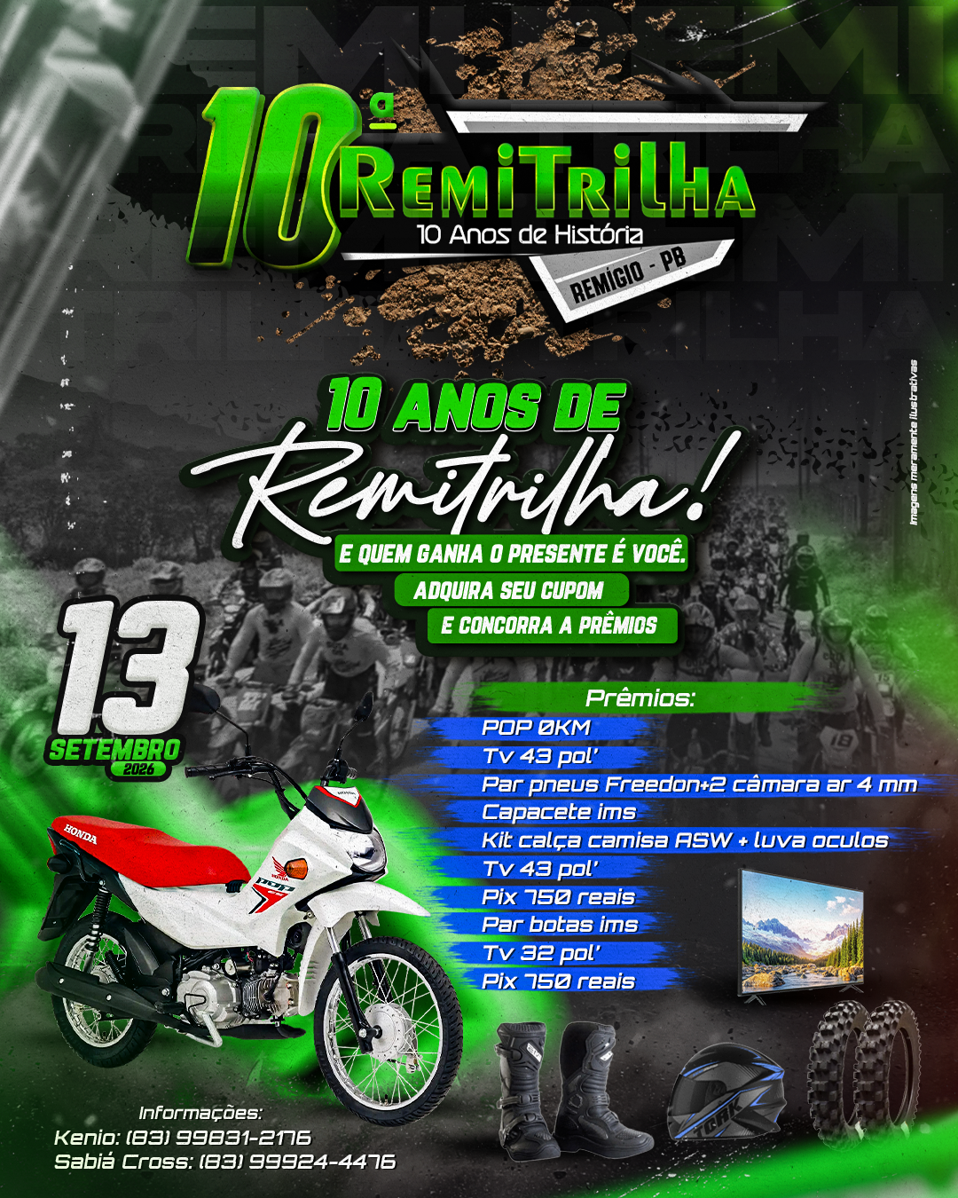 Cartaz do evento 10ª REMITRILHA